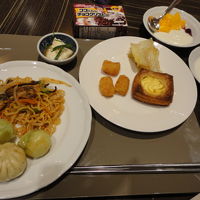 ビュッフェは、評判どおり充実。