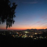 窓から見える夜景です