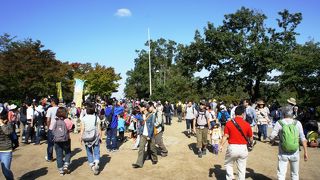 人の多さにびっくり