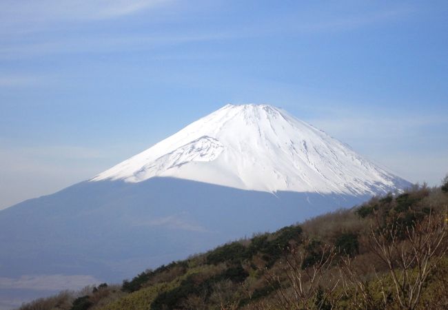 富士山、芦ノ湖が同時に