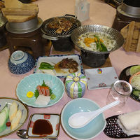 芋グラタンは途中、焼き立てを持って来てくれました。