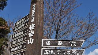 山頂の散歩は気持ちいいです