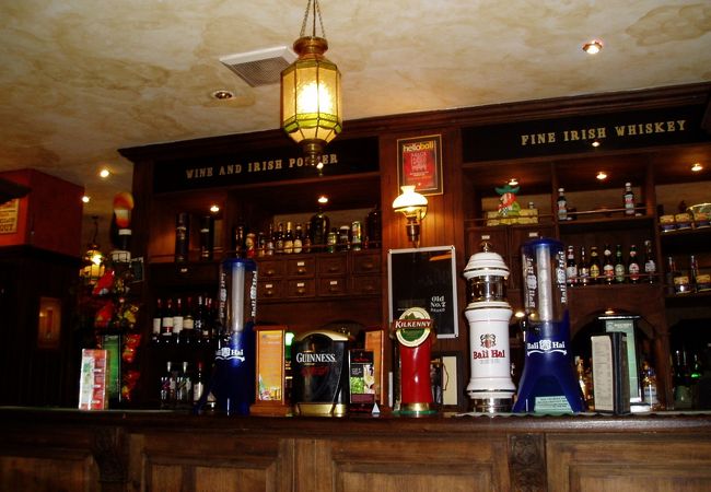 アイルランドのお酒、料理のお店