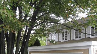 宝ヶ池の雰囲気のあるカフェです