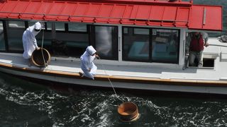 海女さんの実演ショーは見ごたえあります