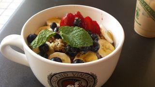 ２階席なのでフラが見えます！