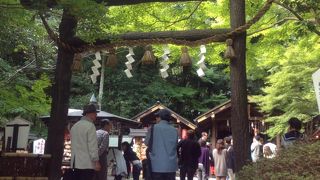 源氏物語にも登場、由緒ある神社。