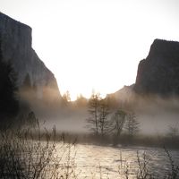 早朝のヨセミテ