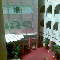 ３２階にある吹き抜け