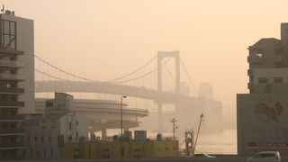 羽田に向かって左の景色が秀逸