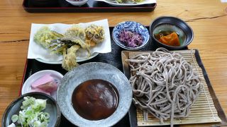 トチ餅が美味しいお蕎麦屋さん