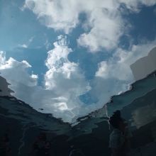 有料展示「スイミング・プール」の地下から