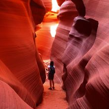 人が一人通れるスペースしかない所が多いです