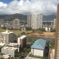 シティービューの部屋から運河が見える。