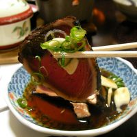 かつおのたたき。美味しかったです。