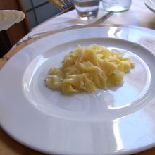 フェットチーネ・アルフレッド。看板メニュー