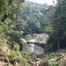 白糸川と白糸の滝