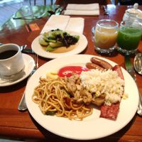 朝食ビュッフェ