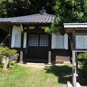 晩年の出雲阿国が住んだ草庵