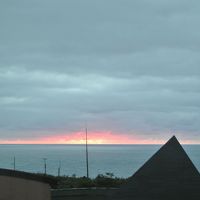 夕焼けが綺麗でした