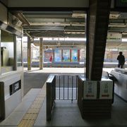ＪＲと銚子電鉄が同居している駅