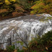 恵庭渓谷で一番の滝