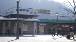 のんびりした長閑な駅前