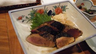 カツオのたたきの名店