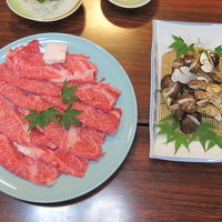 肉とのツーショット