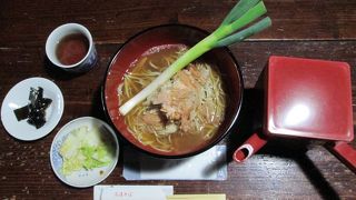 高遠そば、大内宿のなかで一番人気のお店