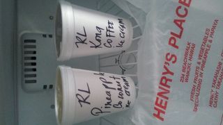 こんなおいしいアイスを残していただいて感謝です。