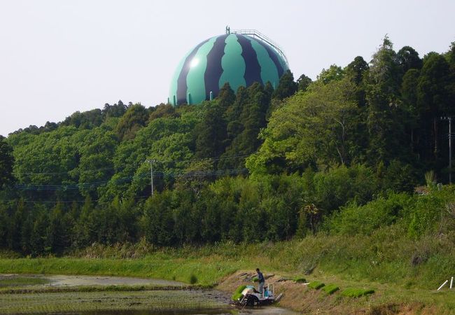 インパクトあるガスタンク