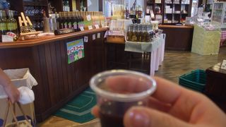 テイスティングを楽しめます