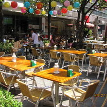 オープンテラス。