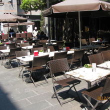 オープンテラス。