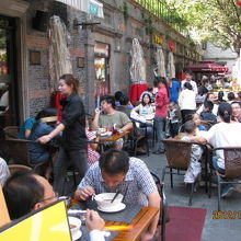 オープンテラス。