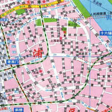 濠が埋められ北は人民路となり、南は中華路となり円形に成ってい
