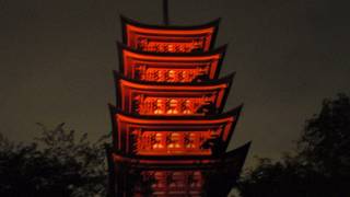 五重塔ライトアップ