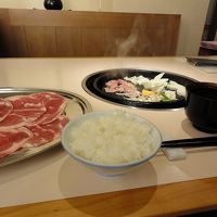 ジンギスカンの夕食