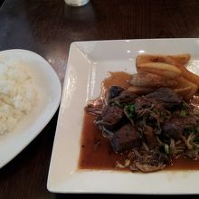 サイコロステーキランチ