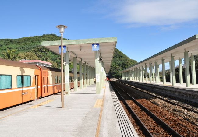 台湾南部の小さな駅