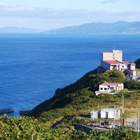 竜飛崎より望む「ホテル竜飛」