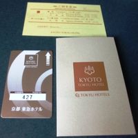 ルームキー、朝食券