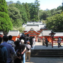 本殿までは長蛇の列