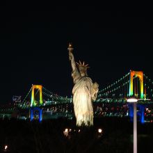 ライトアップが見れたらラッキー！