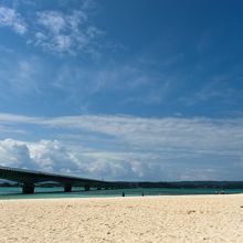 青い空、青い海、白い砂