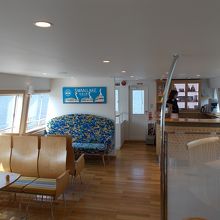 船内はきれいでした。