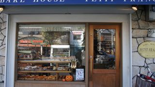 たらこやバターを使ったフランスパン系のパンを買って、それをかじりながら歩きました