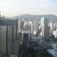ソウルタワーが見える部屋でした。
