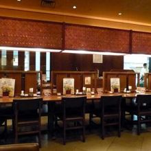 長いカウンター 